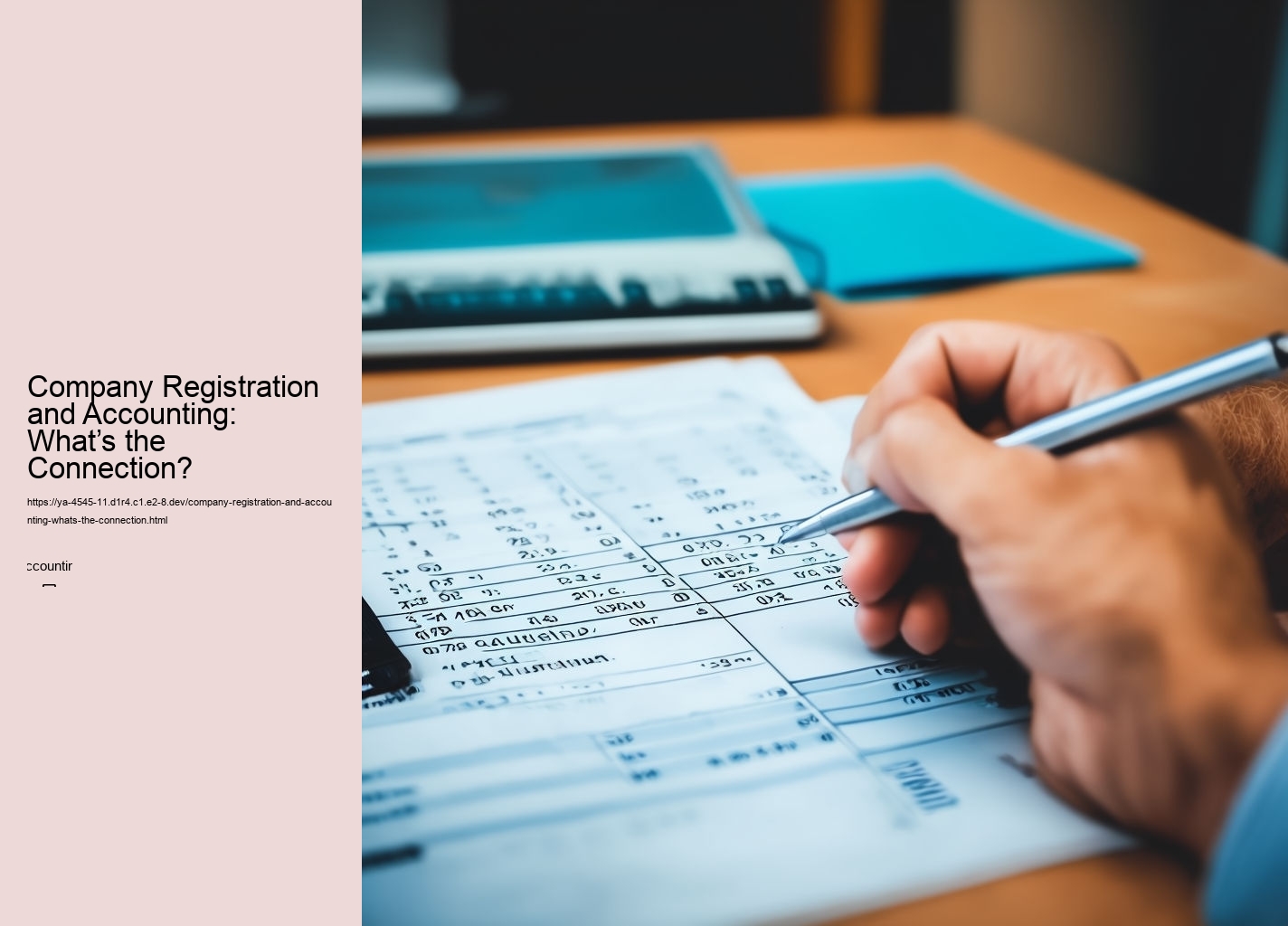 Company Registration and Accounting: What’s the Connection?