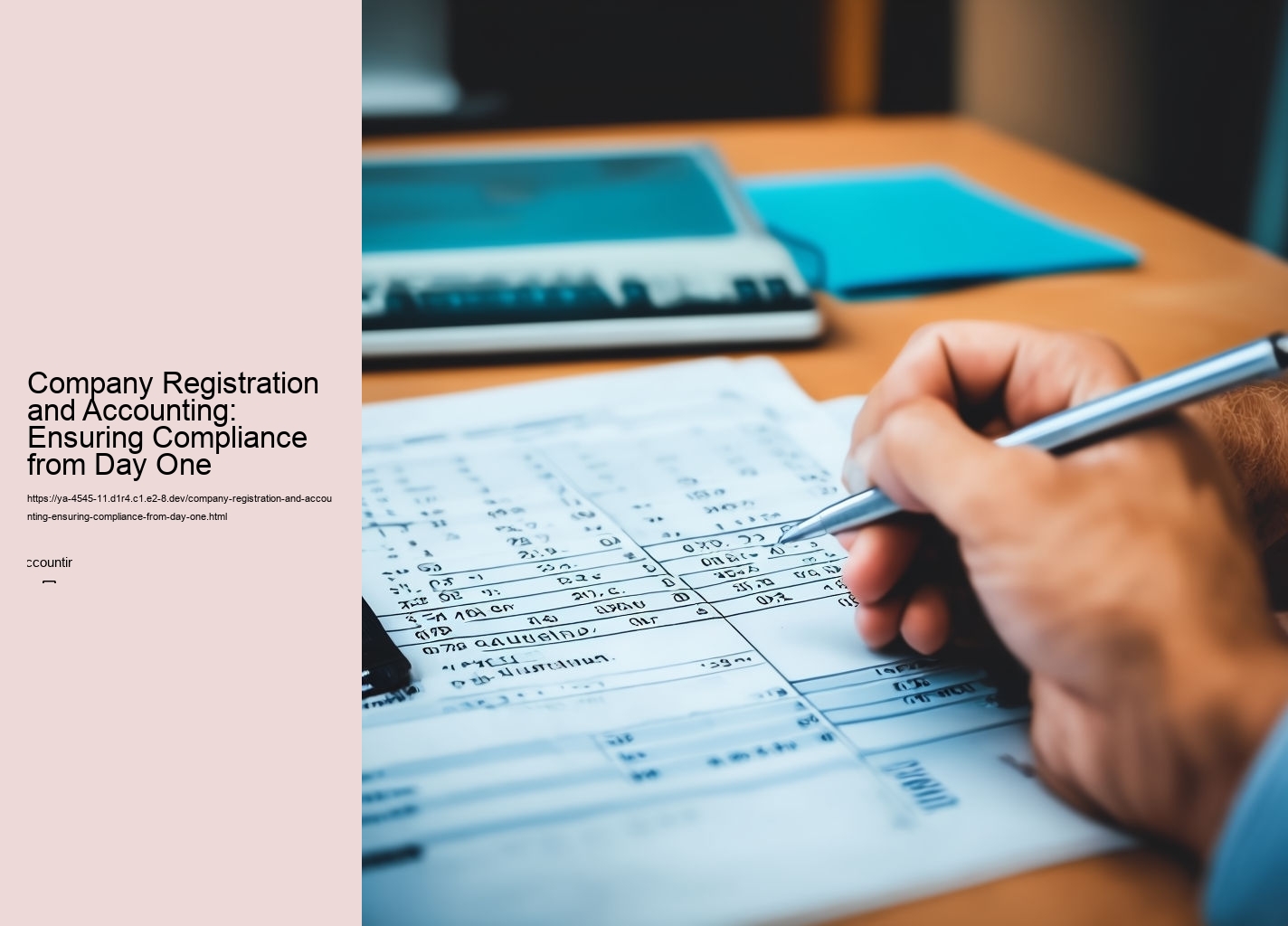 Company Registration and Accounting: Ensuring Compliance from Day One