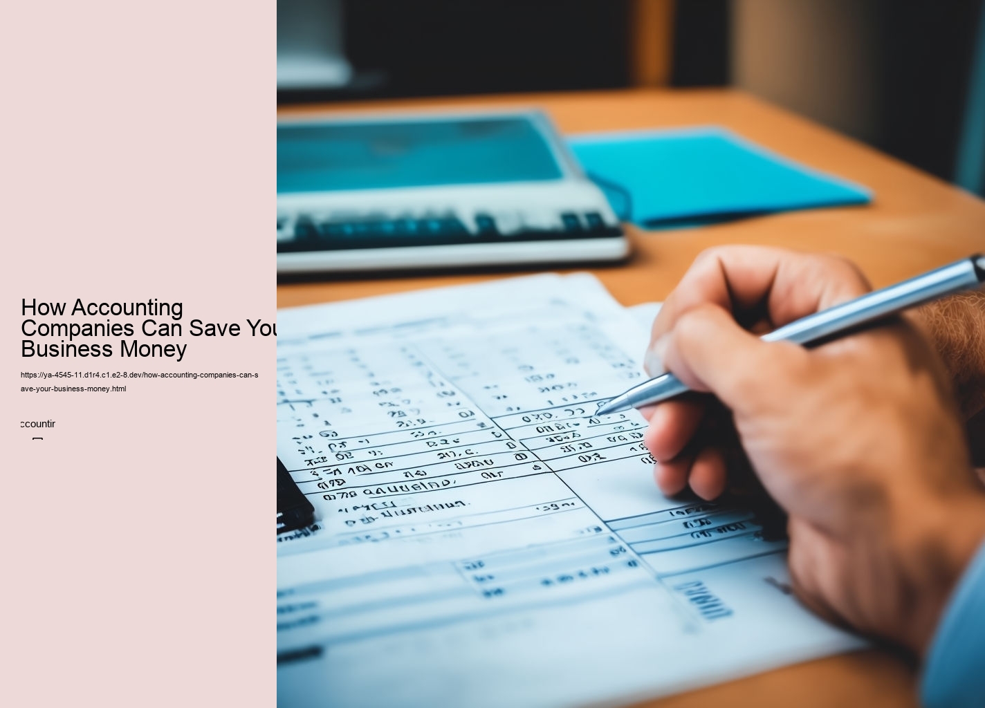 How Accounting Companies Can Save Your Business Money